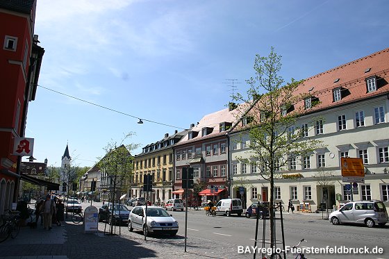 Einkaufsstraße in Fürstenfeldbruck